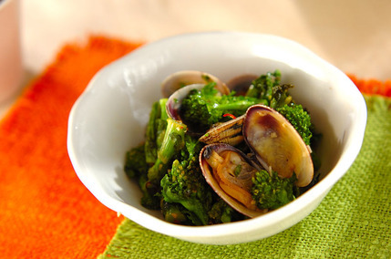 菜の花ボンゴレ