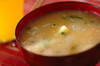 ジャガイモのみそ汁