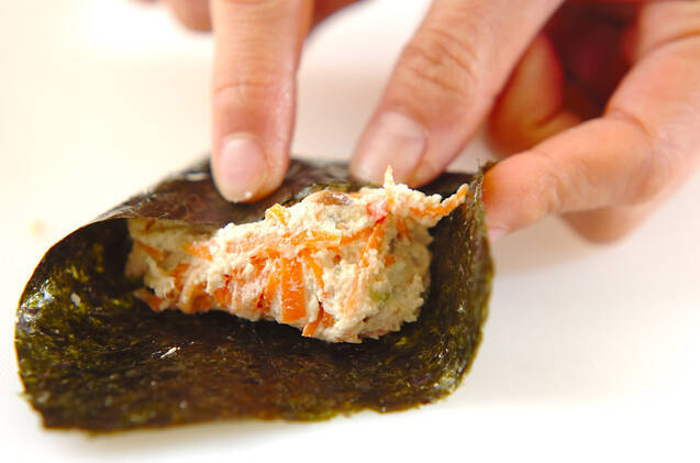 のり包みがんもの作り方の手順7