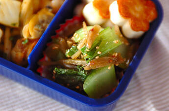 チンゲンサイのザーサイ和え