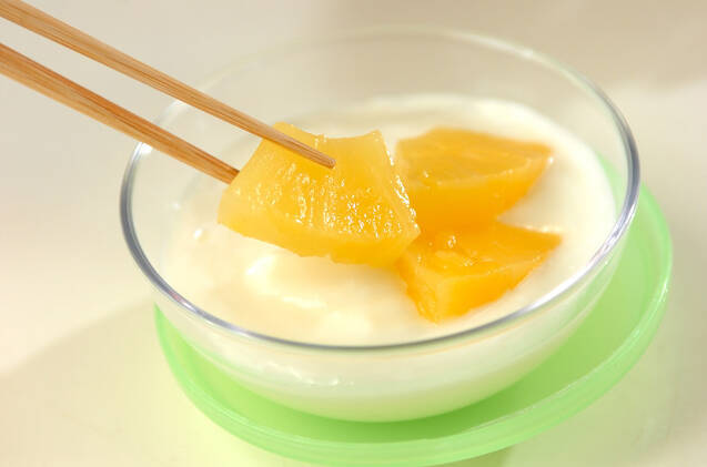 パインヨーグルトの作り方の手順1