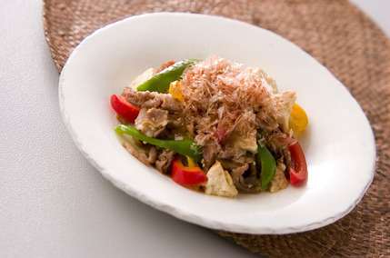 3色ピーマンチャンプルー