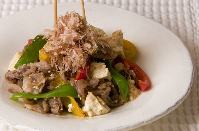 3色ピーマンチャンプルーの作り方の手順3