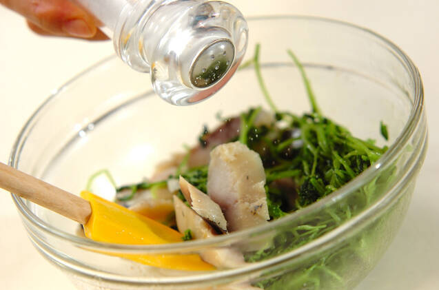 しめサバナムルの作り方の手順4