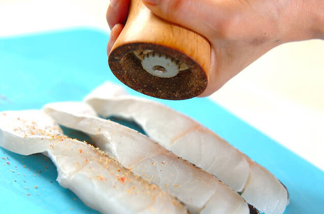 魚のフリットの作り方の手順1