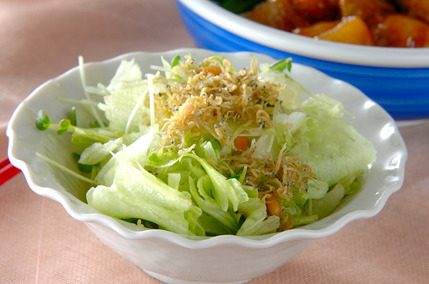 カリカリジャコサラダ