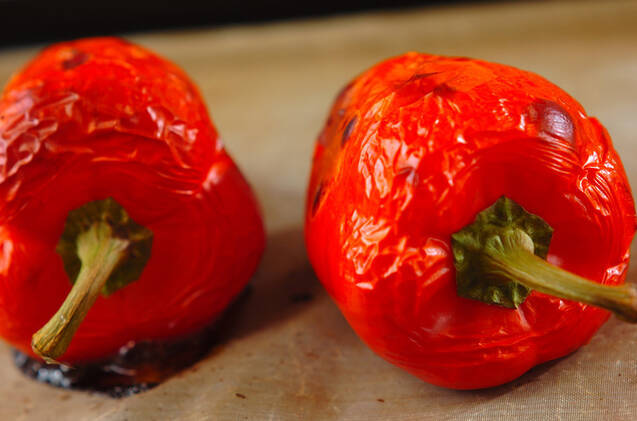 焼きチーズパプリカの作り方の手順3