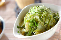 レタスのチーズ和え