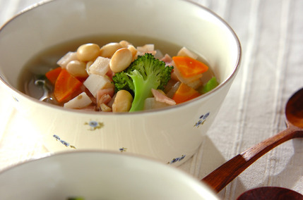 大豆たっぷりスープ煮