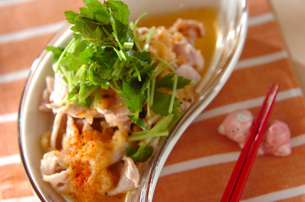 豚しゃぶのおろし和え