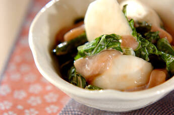 カブの塩辛和え