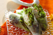 モヤシの生春巻き