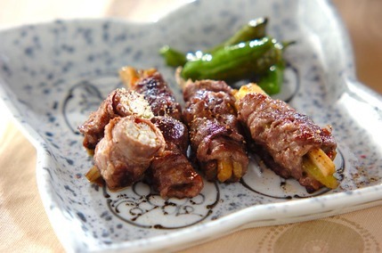 ゴボウの牛肉ロール