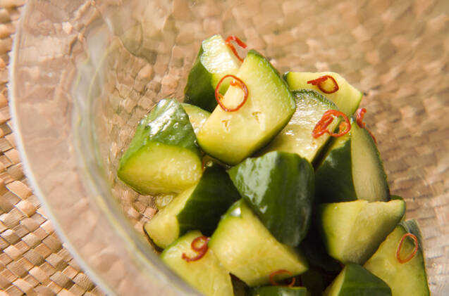 さっぱりキュウリ漬け