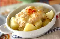 アボカドとジャガイモのチーズ焼き