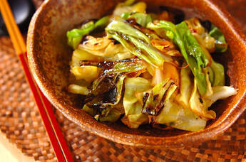 シンプル焼きキャベツ