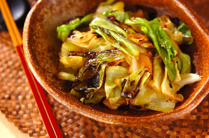 シンプル焼きキャベツ