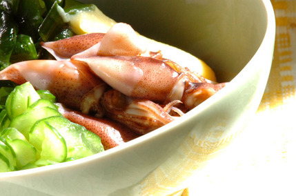 ホタルイカのからし酢みそ