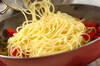夏野菜パスタの作り方の手順3