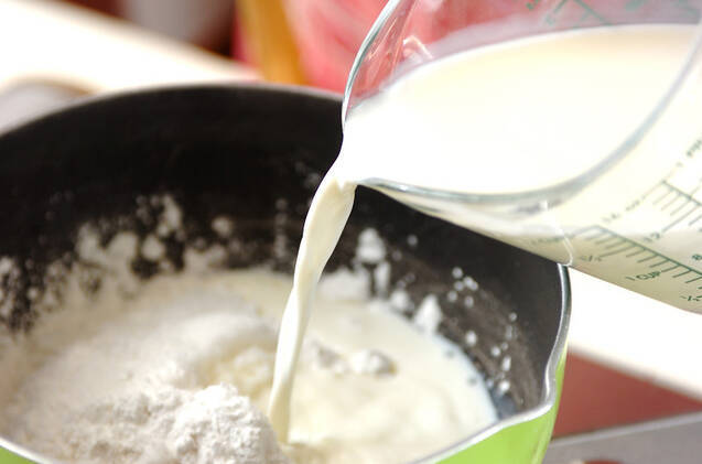 ミルクわらびもちの作り方の手順2