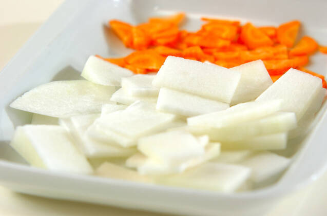 とろける冬瓜のみそ汁の作り方の手順1