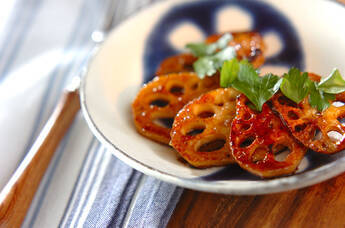 レンコンのバルサミコ酢風味