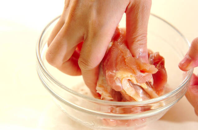 チキンのオレンジソースがけの作り方の手順1