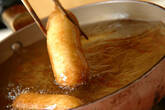 ソーセージの衣揚げの作り方3