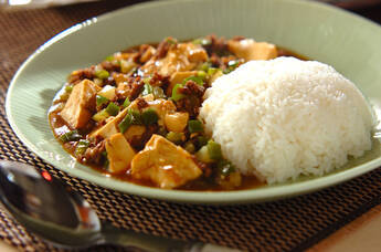 ひき肉と豆腐のヘルシーカレー