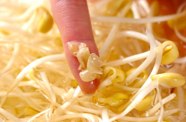 豆モヤシのピリ辛炒めの作り方の手順1