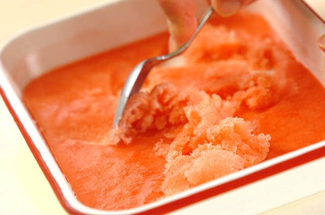 スイカのグラニータの作り方の手順3