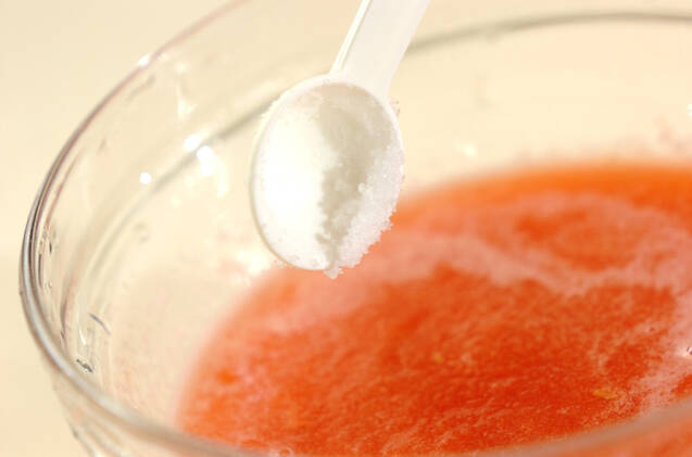 スイカのグラニータの作り方の手順2