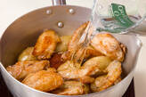 新ジャガと手羽先煮の作り方6