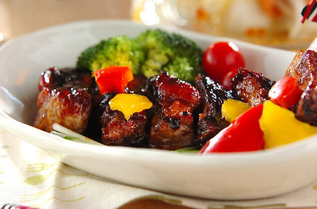 スペアリブのママレード煮