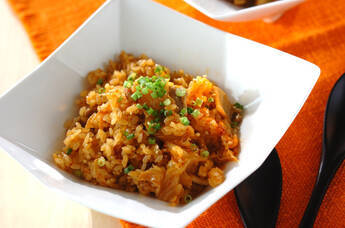 豚キムチ炊き込みご飯