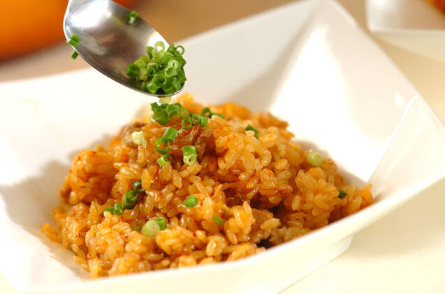 豚キムチ炊き込みご飯の作り方の手順5