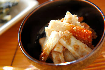 ちくわのゴマ酢和え