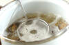 アサリの赤みそ汁の作り方の手順3