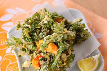 菊菜・かき揚げ