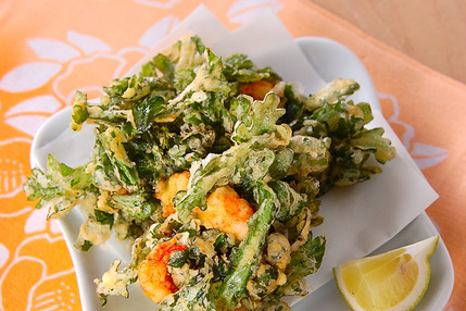 菊菜・かき揚げ