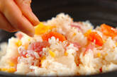 簡単海鮮混ぜ寿司の作り方3