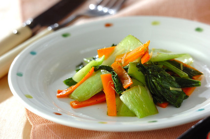 チンゲンサイのサッパリ炒め