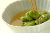 ソラ豆のだし浸しの作り方4