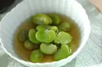 ソラ豆のだし浸し