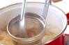 エノキのみそ汁の作り方の手順5