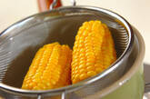 バターじょうゆトウモロコシの作り方2