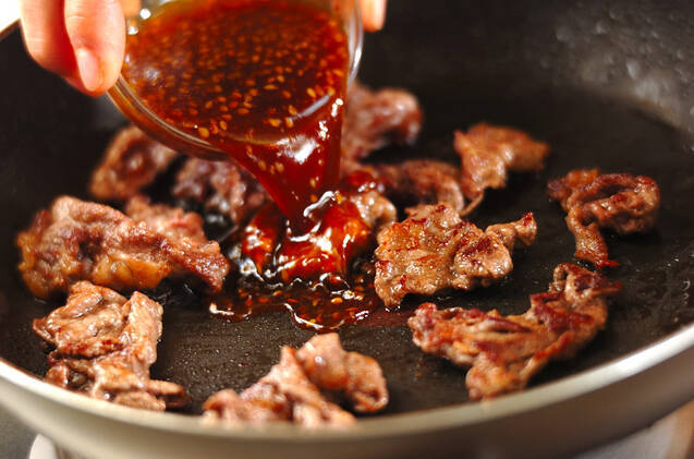 お昼ご飯にビビンバ風焼き肉丼 子供も喜ぶの作り方の手順3