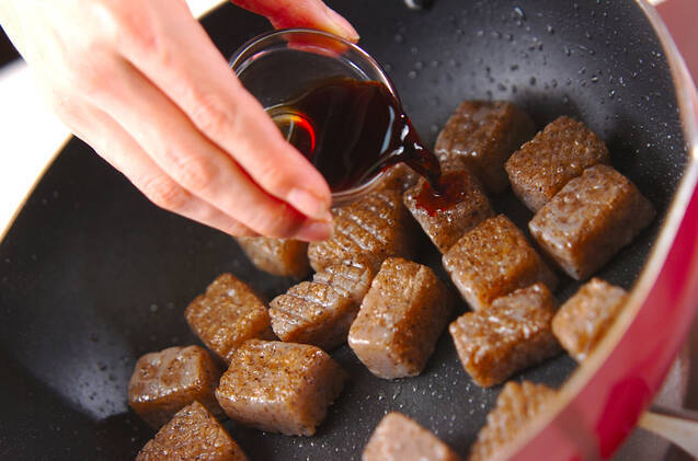 板コンニャクの揚げ焼きの作り方の手順5