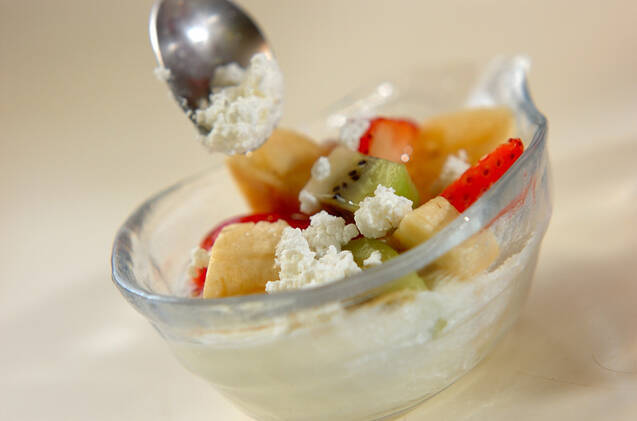 フルーツヨーグルトの作り方の手順4