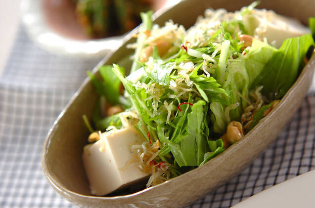 レタスのジャコサラダ
